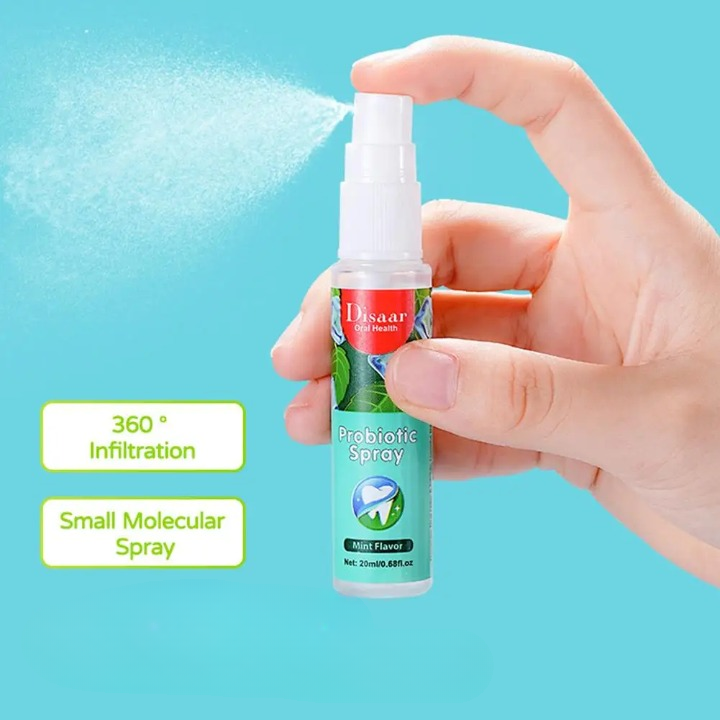 Disaar - 3 Bouteilles Spray désodorisant pour l'haleine