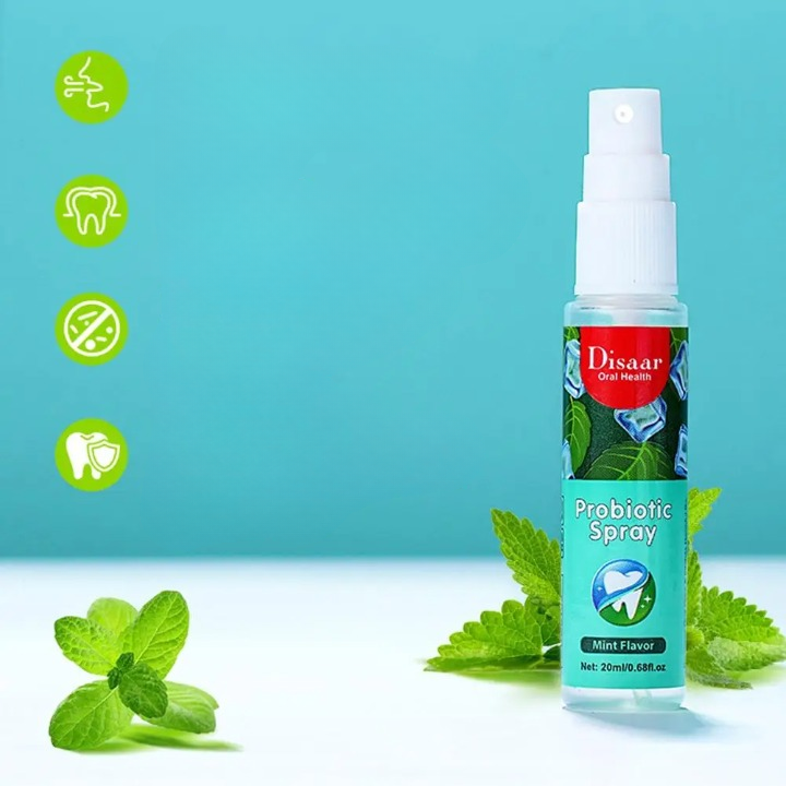 Disaar - 3 Bouteilles Spray désodorisant pour l'haleine